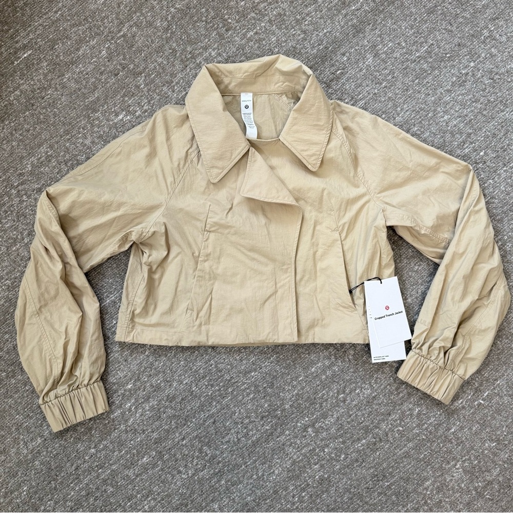 Lululemon Cropped Trench Jacket